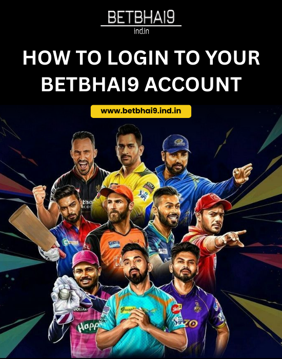 Login process to access your Betbhai9 account on mobile or desktop